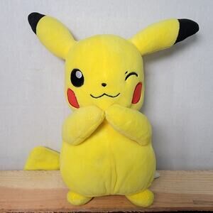 Pokemon Winking Pikachu Plush